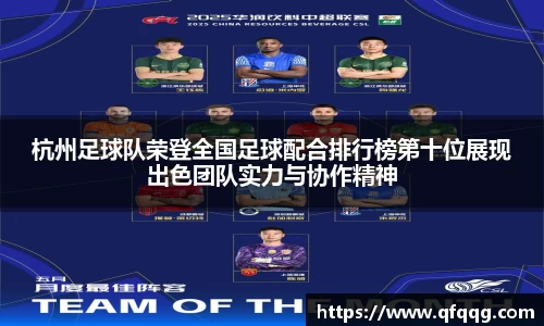 杭州足球队荣登全国足球配合排行榜第十位展现出色团队实力与协作精神